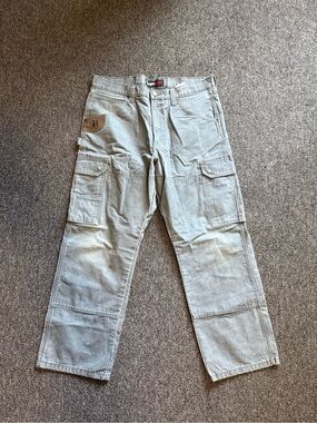 Grey Wrangler Carpenter Pants